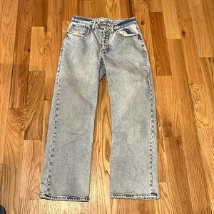 Abercrombie low rise baggy jeans